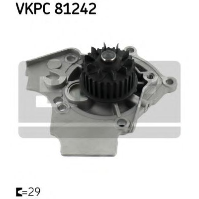 Водяной насос VKPC81242 SKF - купить в магазине запчастей по Украине
