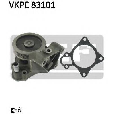 Водяной насос VKPC83101 SKF - купить в магазине запчастей по Украине