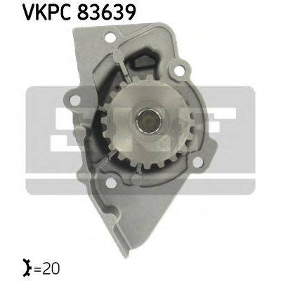 Водяной насос VKPC83639 SKF - купити в магазині запчастин по Україні