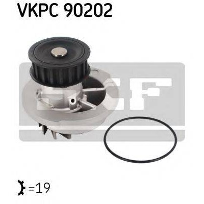 Водяной насос VKPC90202 SKF - купить в магазине запчастей по Украине