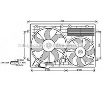 VW7529 AVA QUALITY COOLING - купить в магазине запчастей по Украине