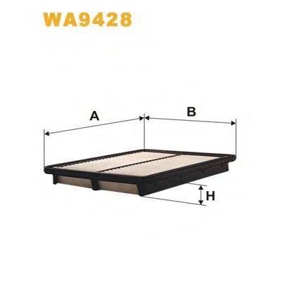Воздушный фильтр WA9428 WIX FILTERS - купить в магазине запчастей по Украине