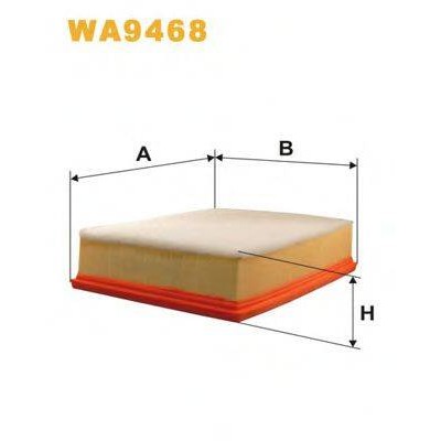 Воздушный фильтр WA9468 WIX FILTERS - купить в магазине запчастей по Украине