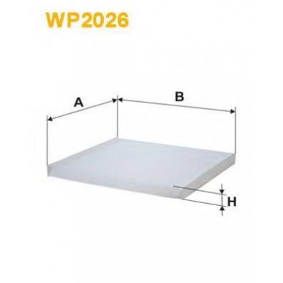 Фильтр, воздух во внутренном пространстве WP2026 WIX FILTERS - купити в магазині запчастин по Україні