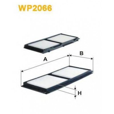 Фильтр, воздух во внутренном пространстве WP2066 WIX FILTERS - купити в магазині запчастин по Україні