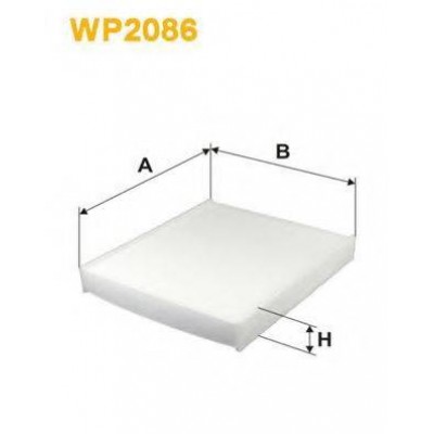 Фильтр, воздух во внутренном пространстве WP2086 WIX FILTERS - купити в магазині запчастин по Україні