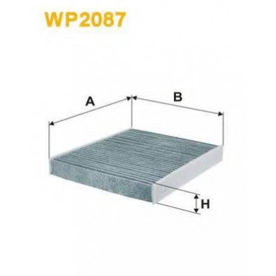 Фильтр, воздух во внутренном пространстве WP2087 WIX FILTERS - купити в магазині запчастин по Україні