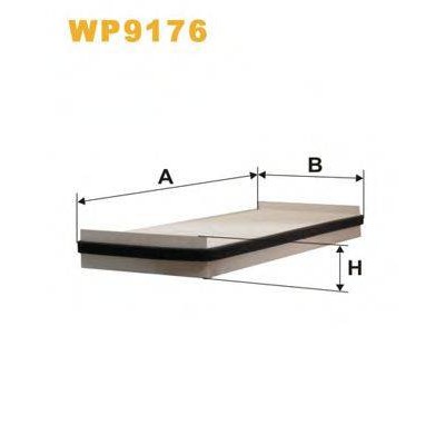 Фильтр, воздух во внутренном пространстве WP9176 WIX FILTERS - купити в магазині запчастин по Україні